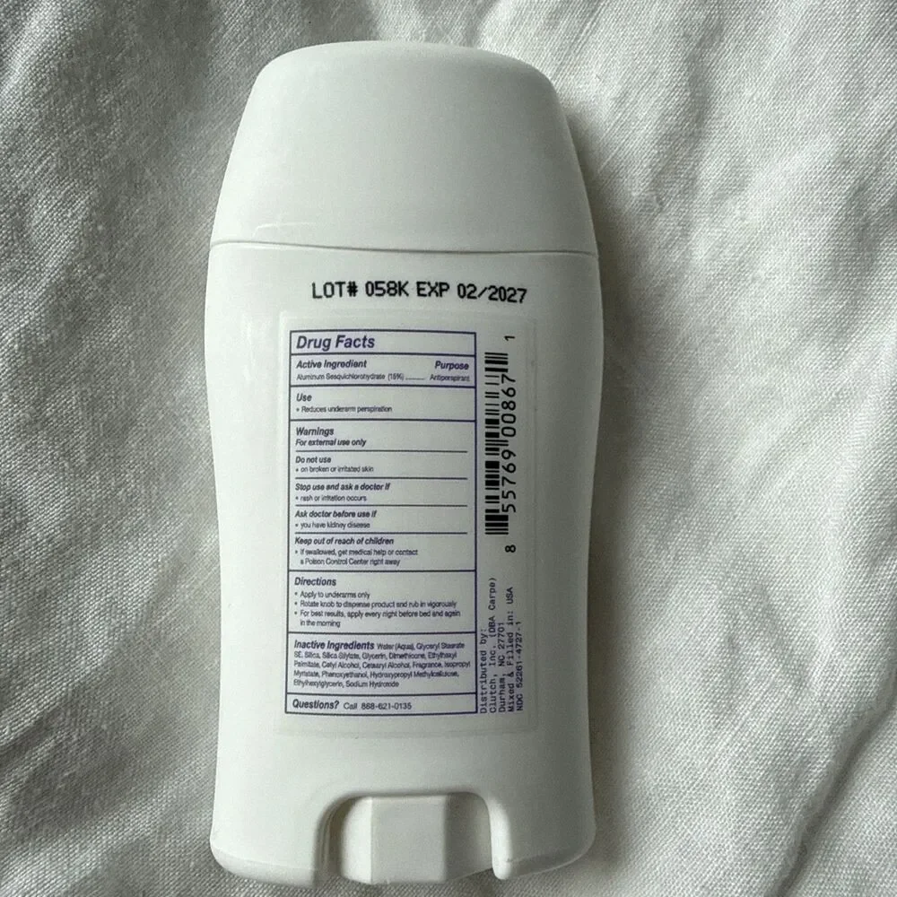 Carpe Antiperspirant Underarm Lotion, Lavender Citrus 1.76 oz Exp 02/2027